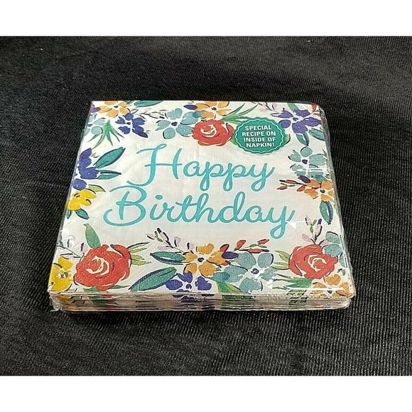 Pioneer Woman Tin napkins cake candles & server - Picture 5 of 8